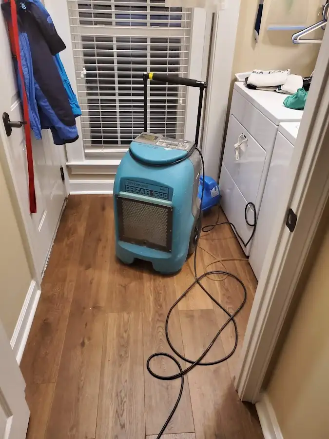 Commercial dehumidifier deployed for Flood Damage Cleanup in Jacksonville